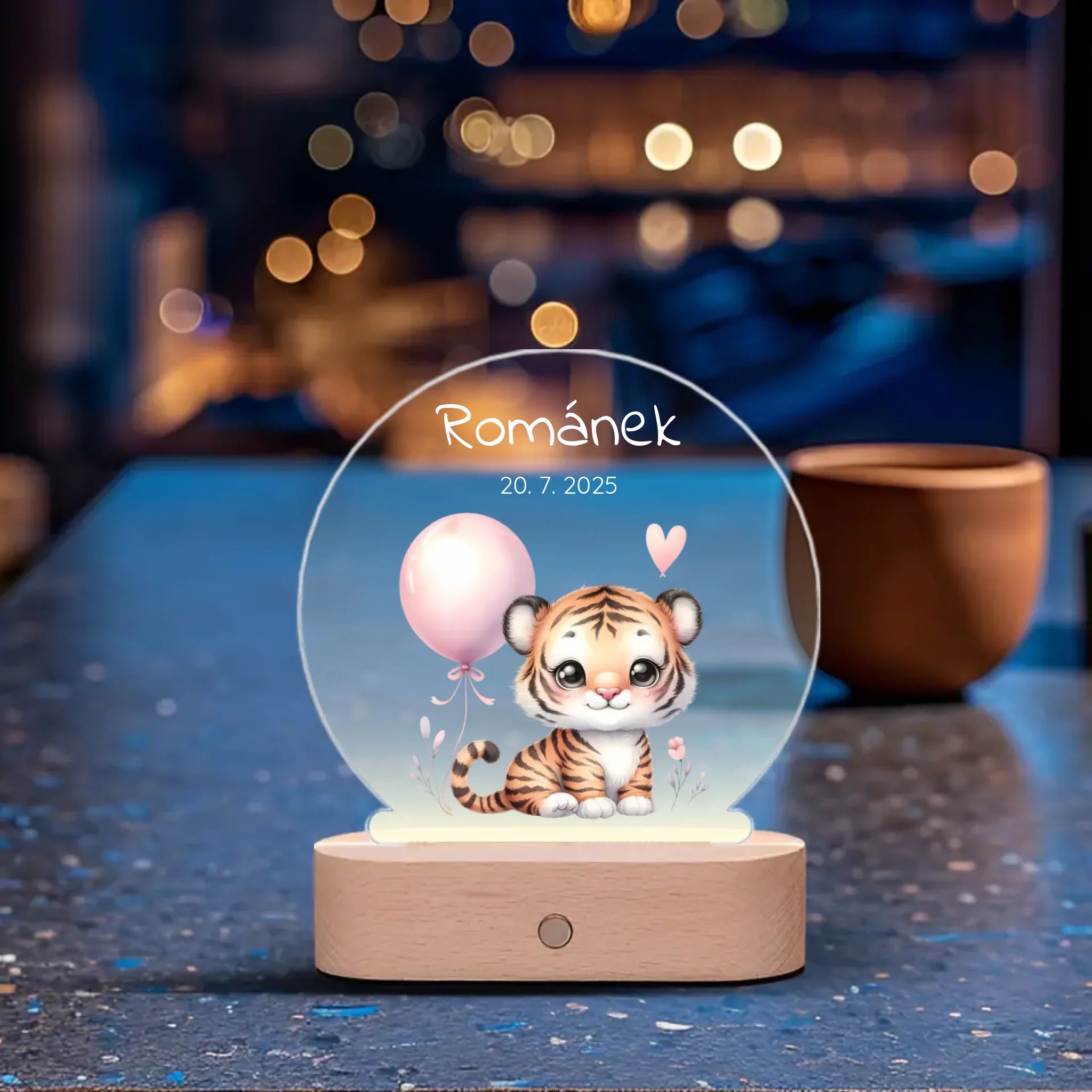 Zvířátka s balónky Lampa LED