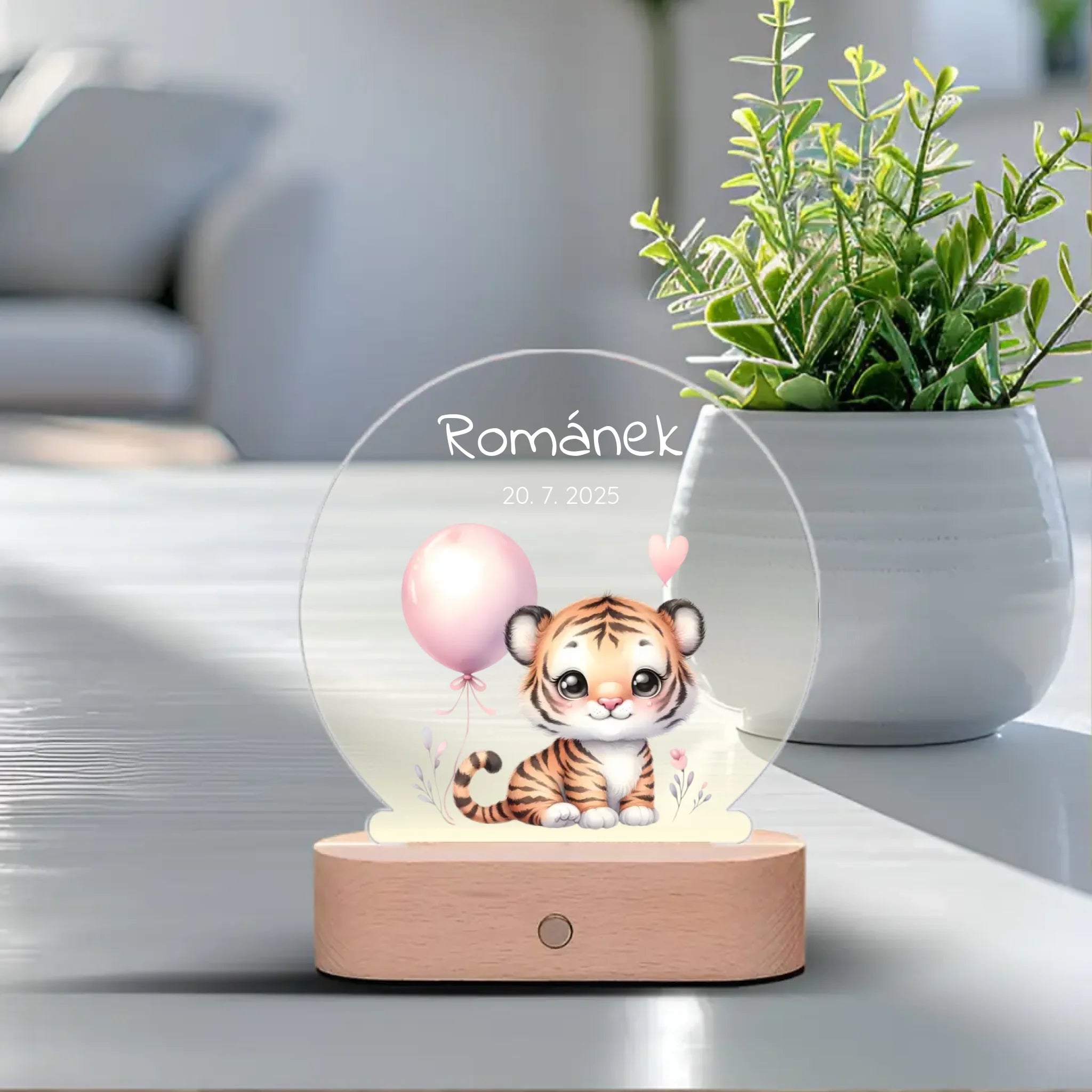 Zvířátka s balónky Lampa LED