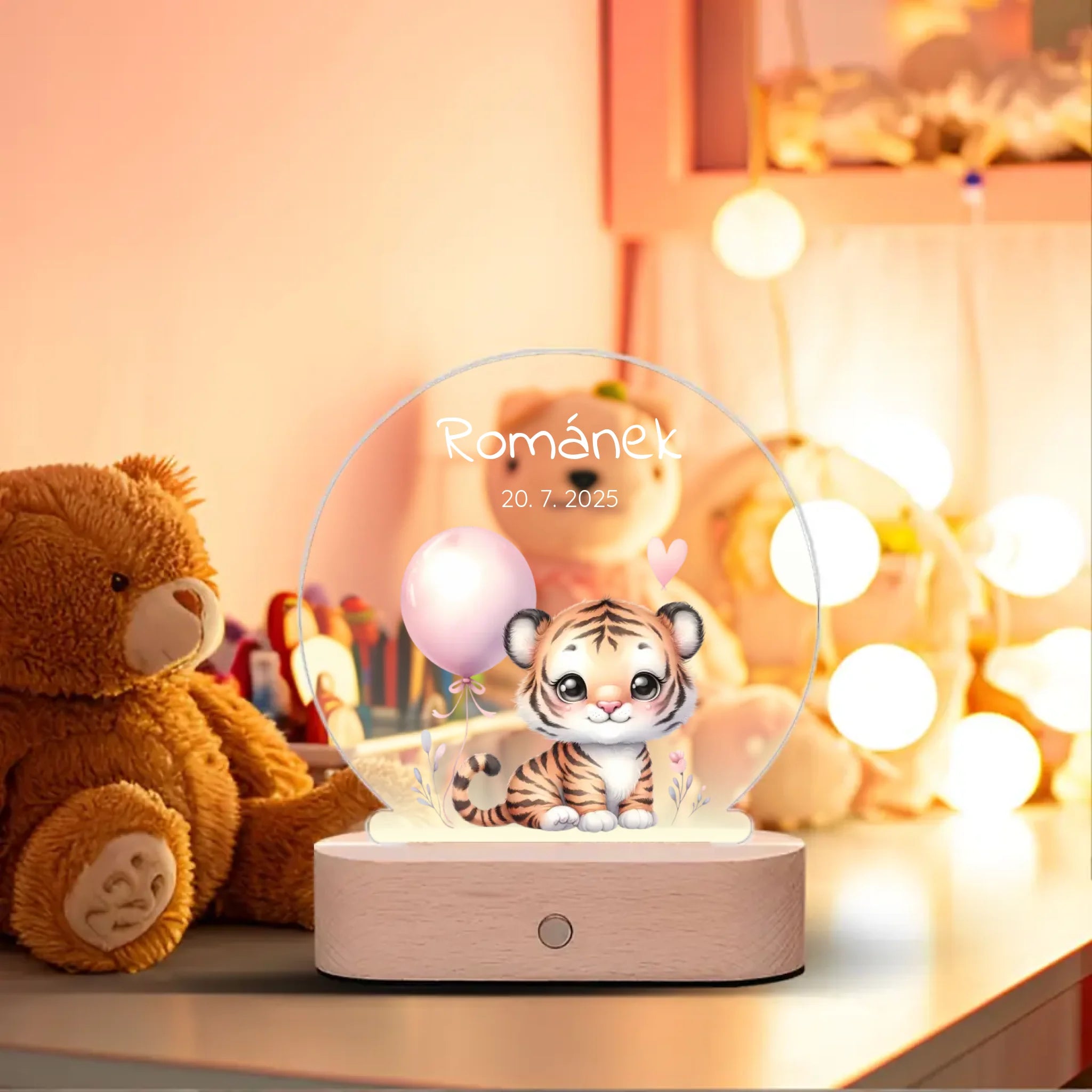 Zvířátka s balónky Lampa LED