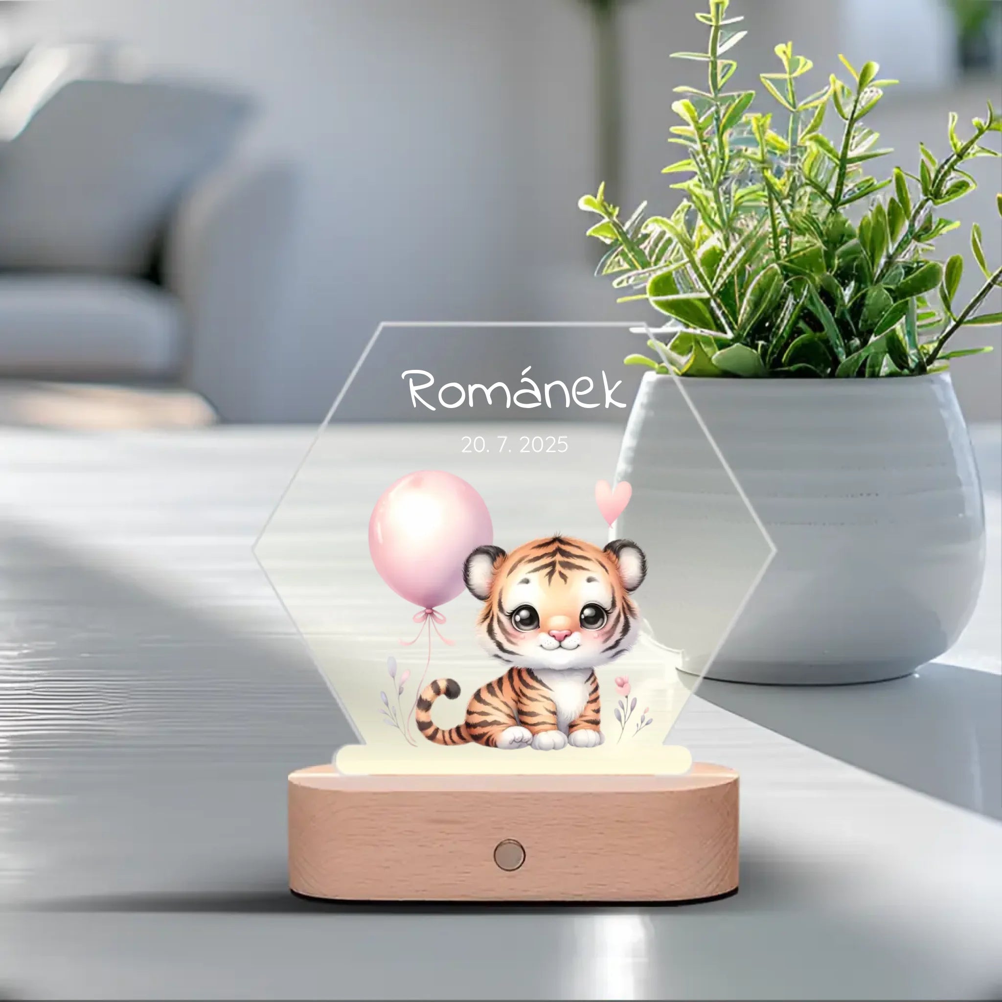 Zvířátka s balónky Lampa LED