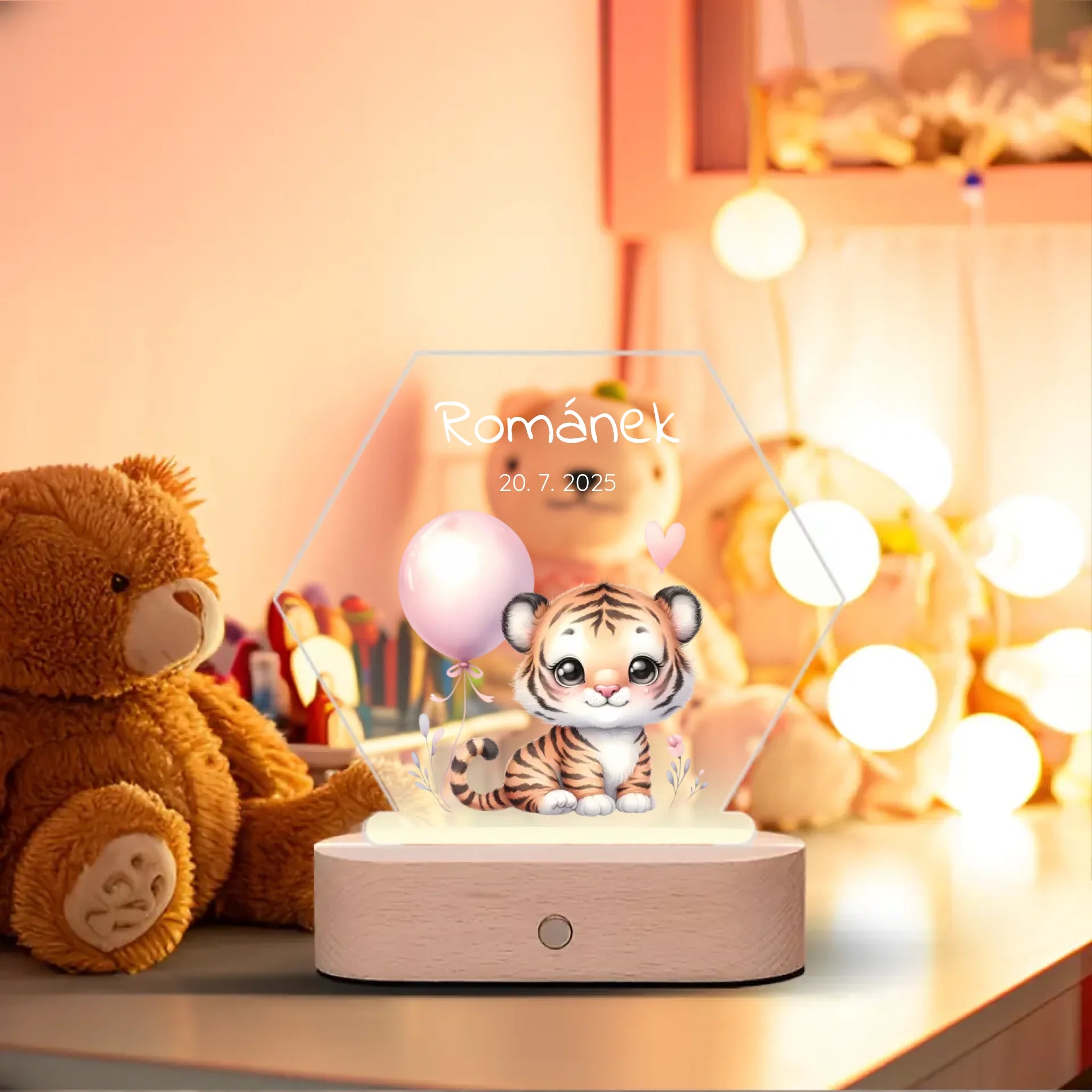 Zvířátka s balónky Lampa LED