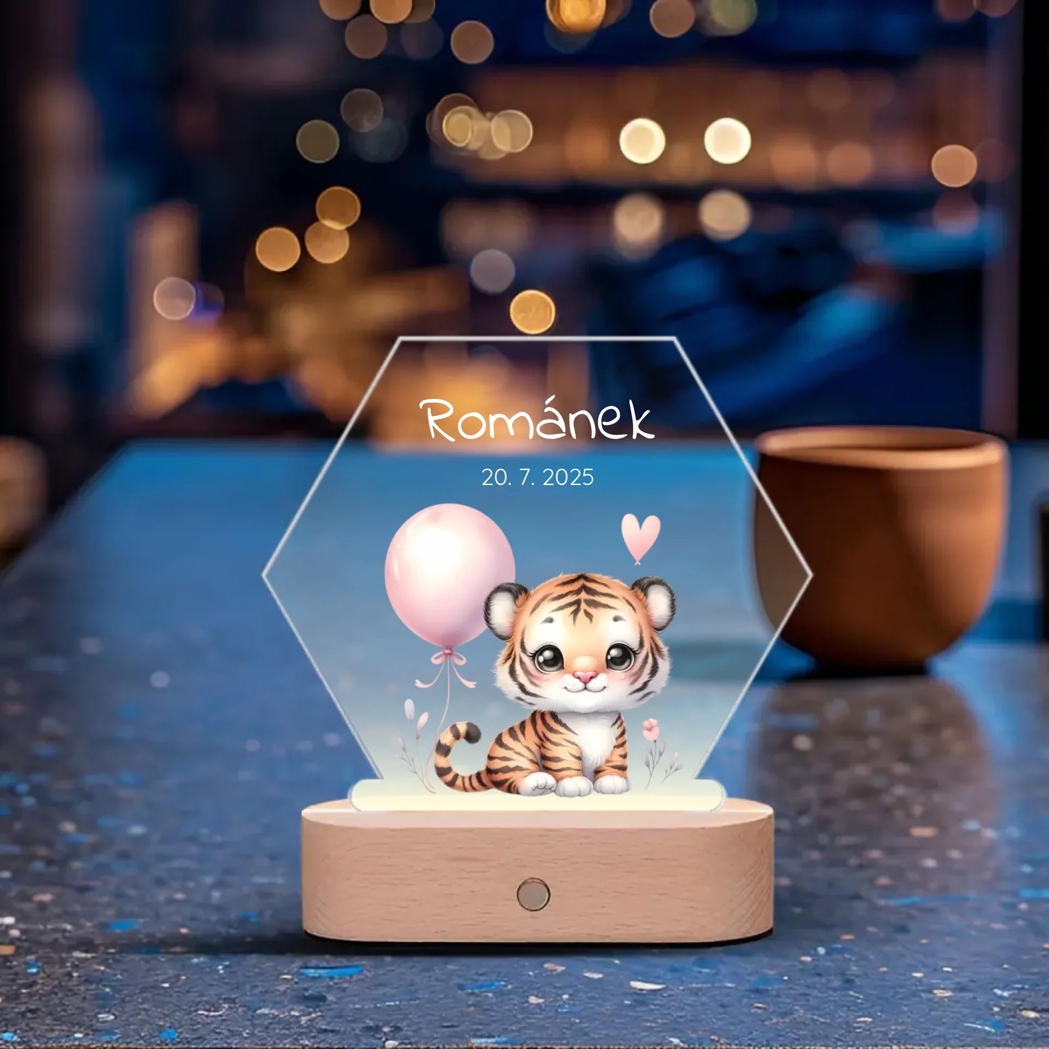 Zvířátka s balónky Lampa LED