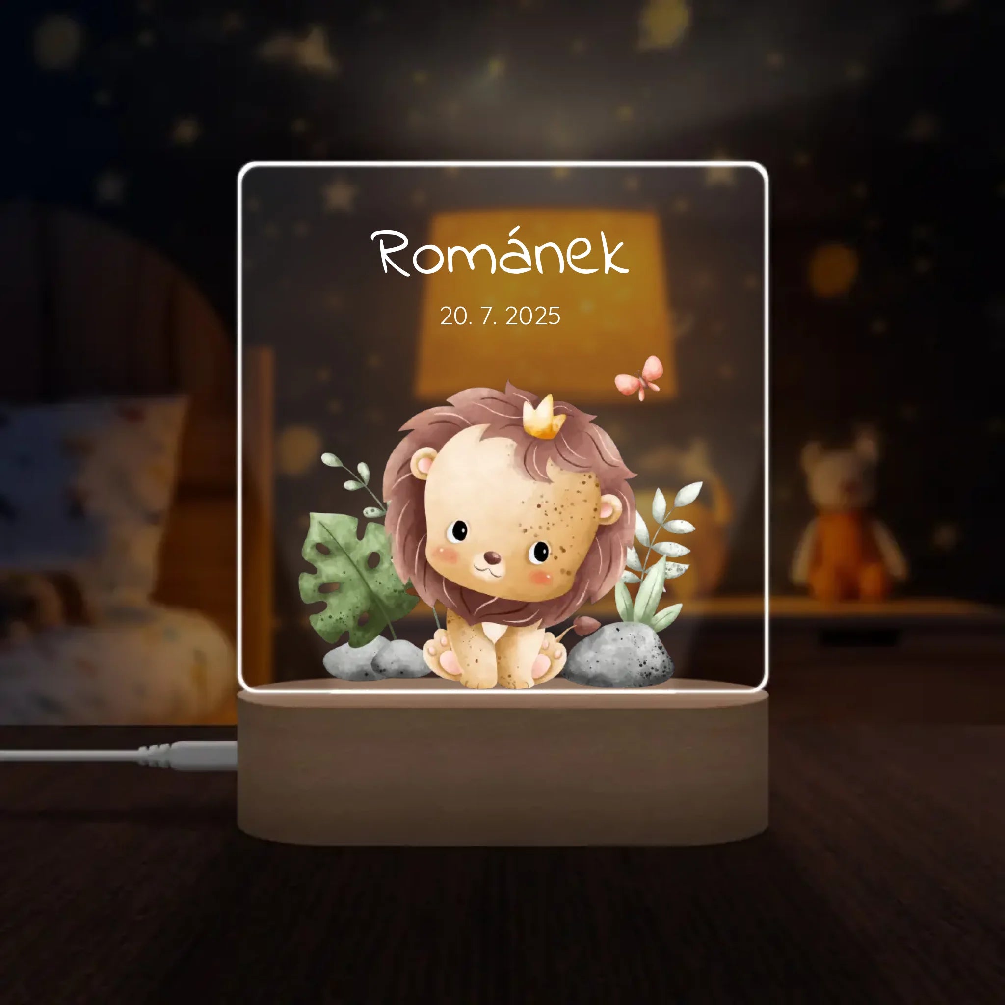 Zvířátka z Jungle Lampa LED