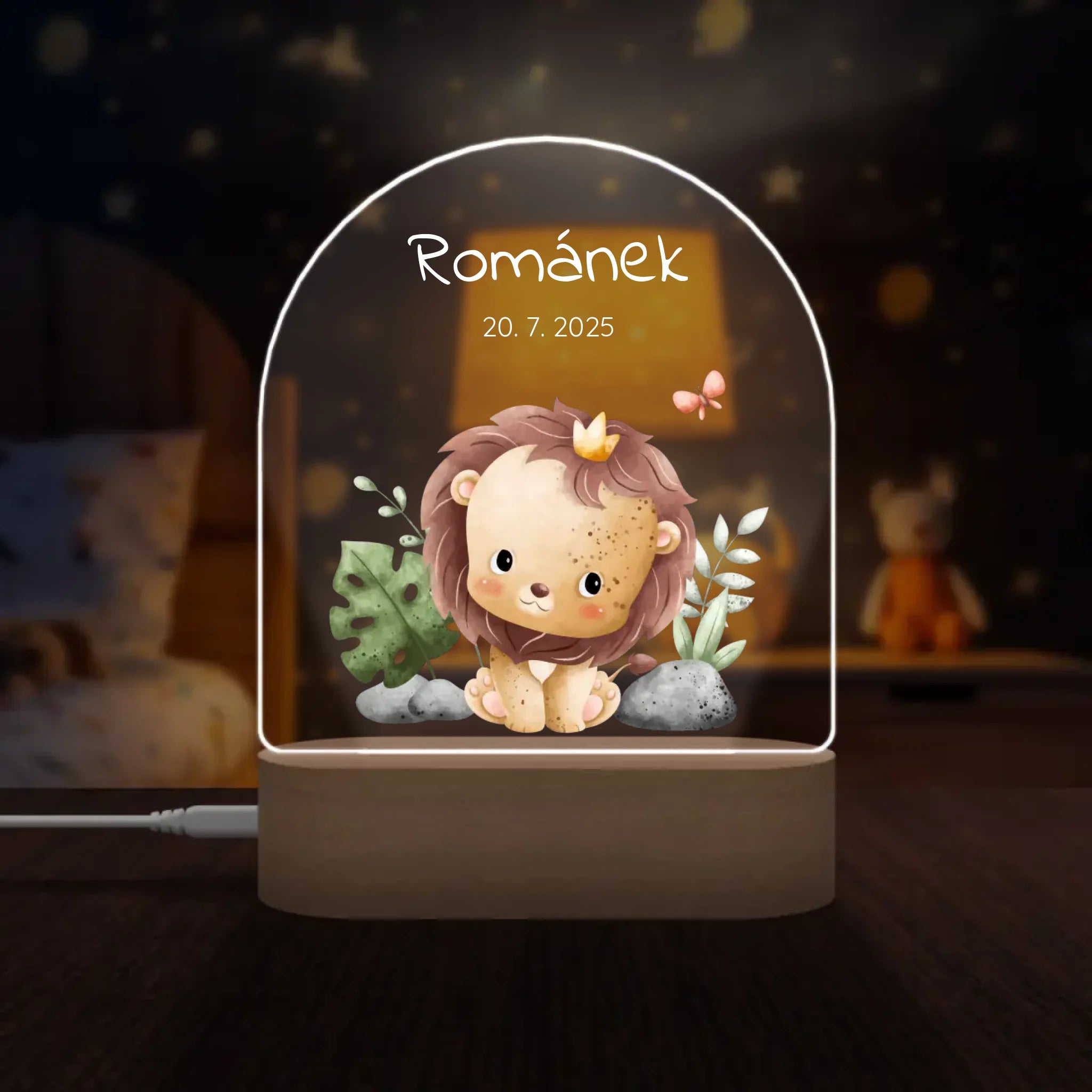 Zvířátka z Jungle Lampa LED