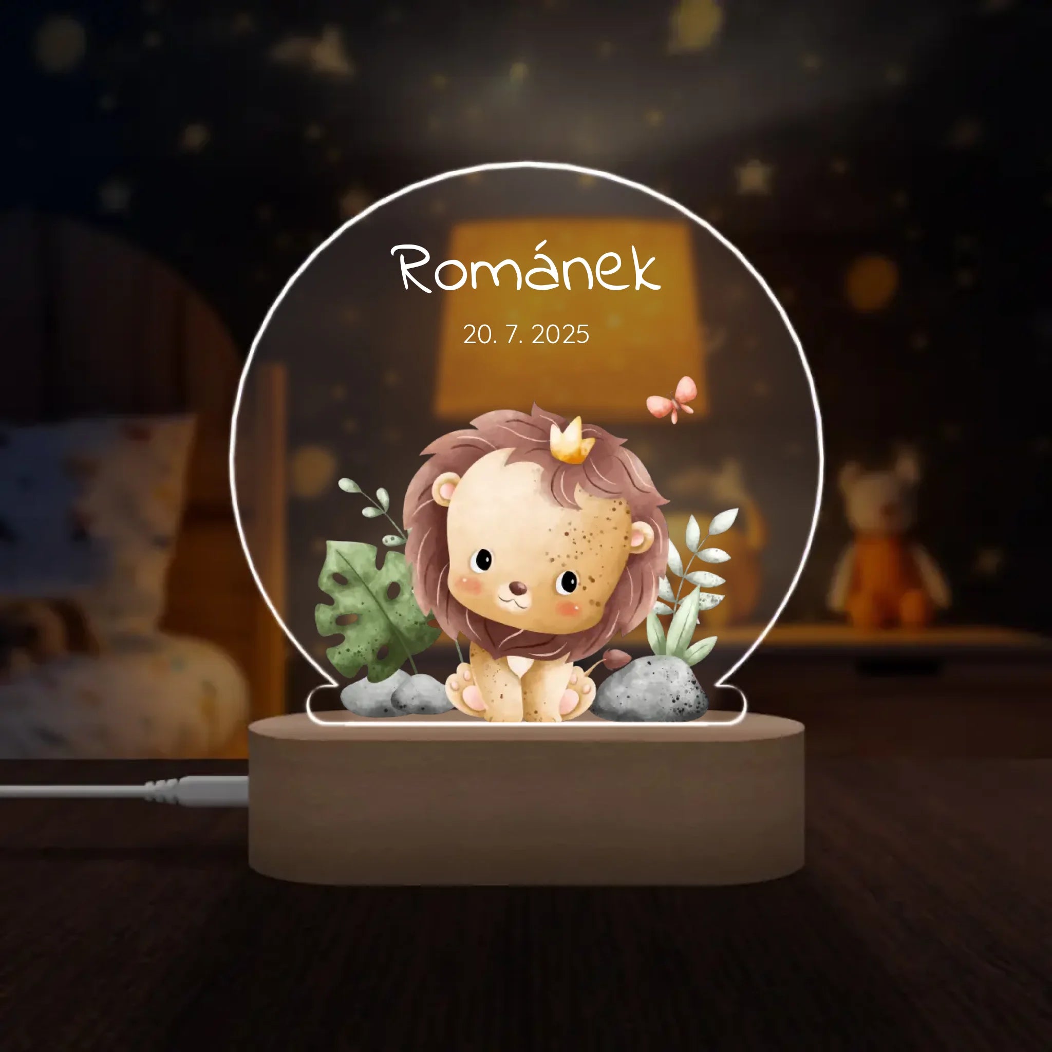 Zvířátka z Jungle Lampa LED