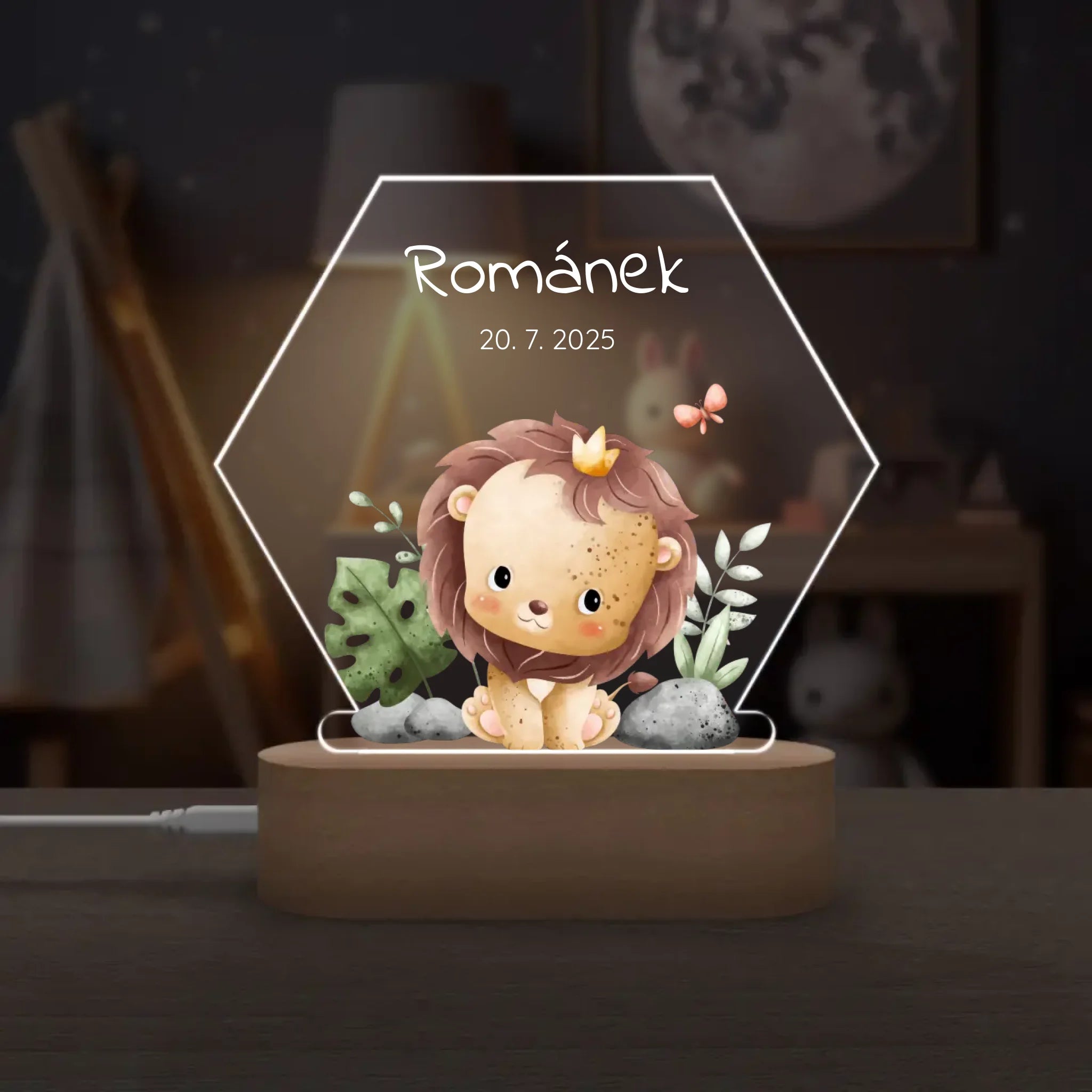 Zvířátka z Jungle Lampa LED