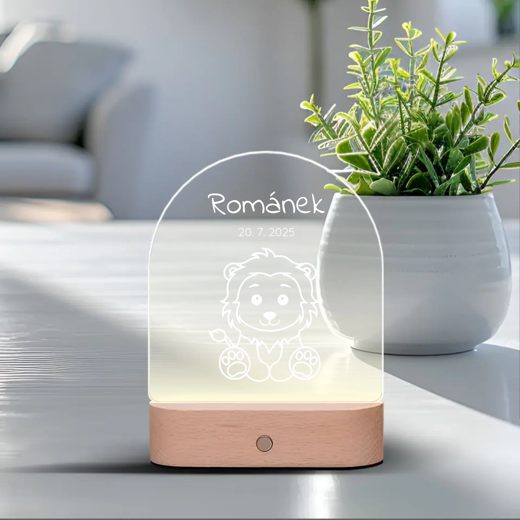 Zvířátka Obrysy Lampa LED
