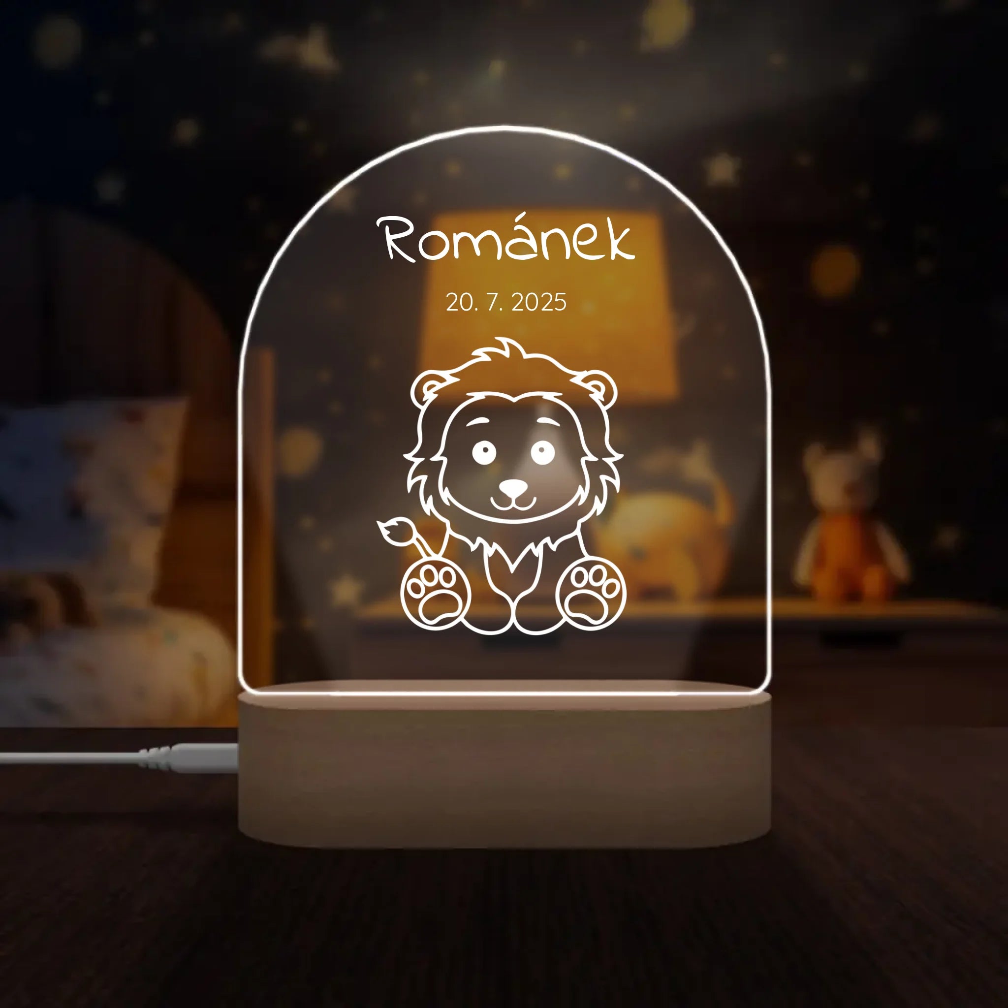 Zvířátka Obrysy Lampa LED