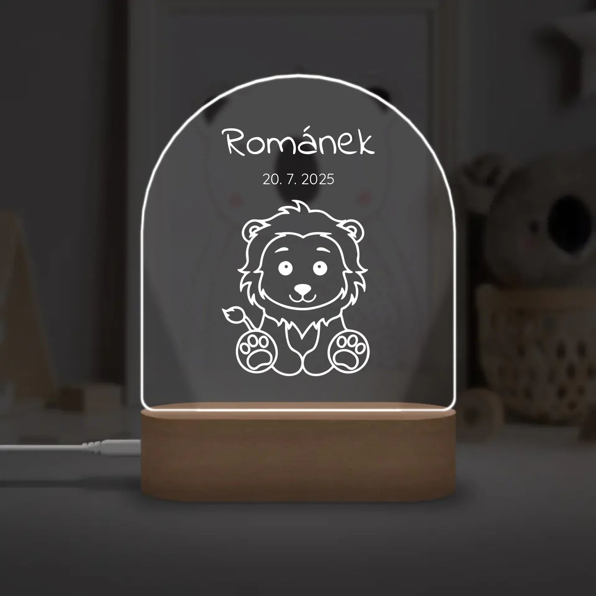 Zvířátka Obrysy Lampa LED