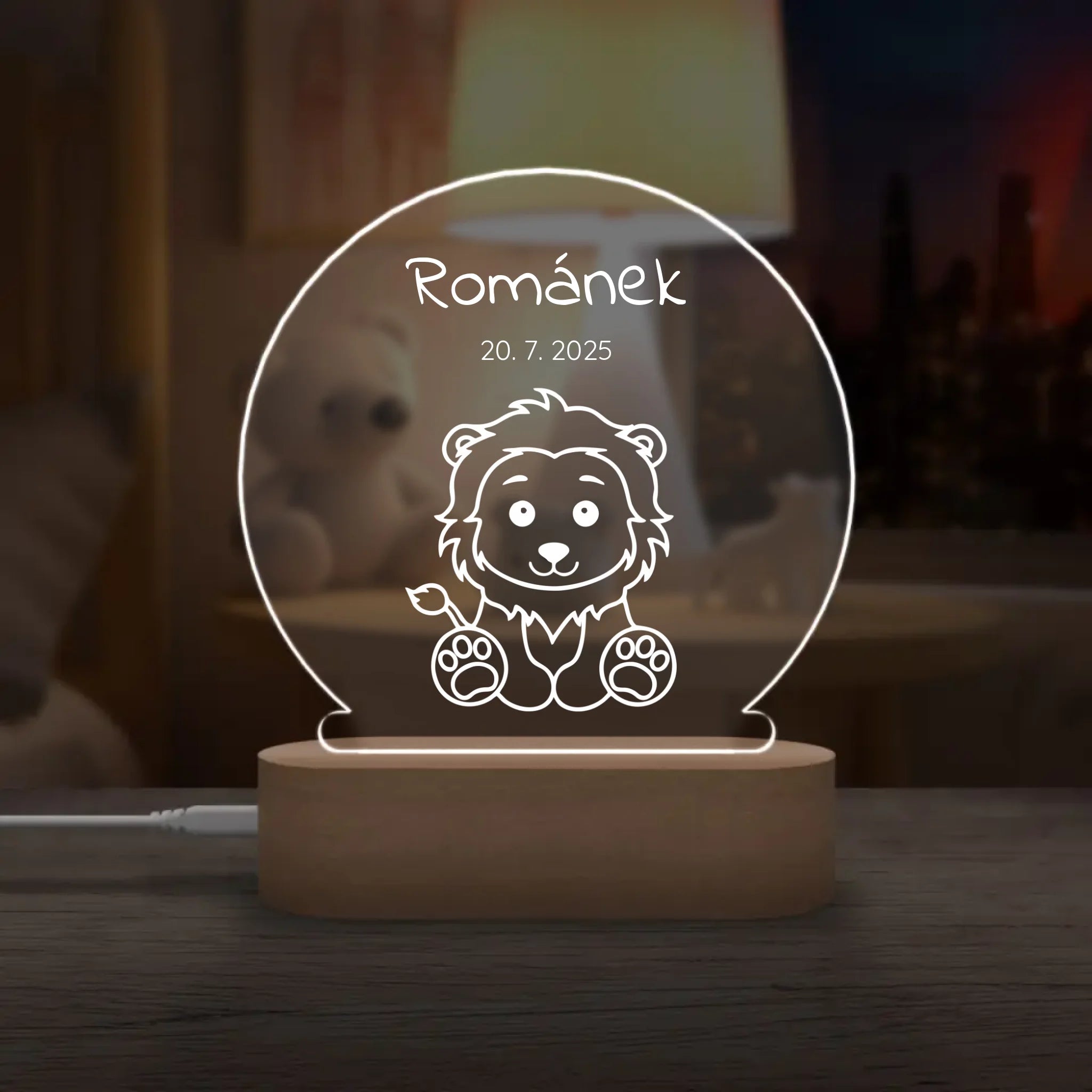 Zvířátka Obrysy Lampa LED