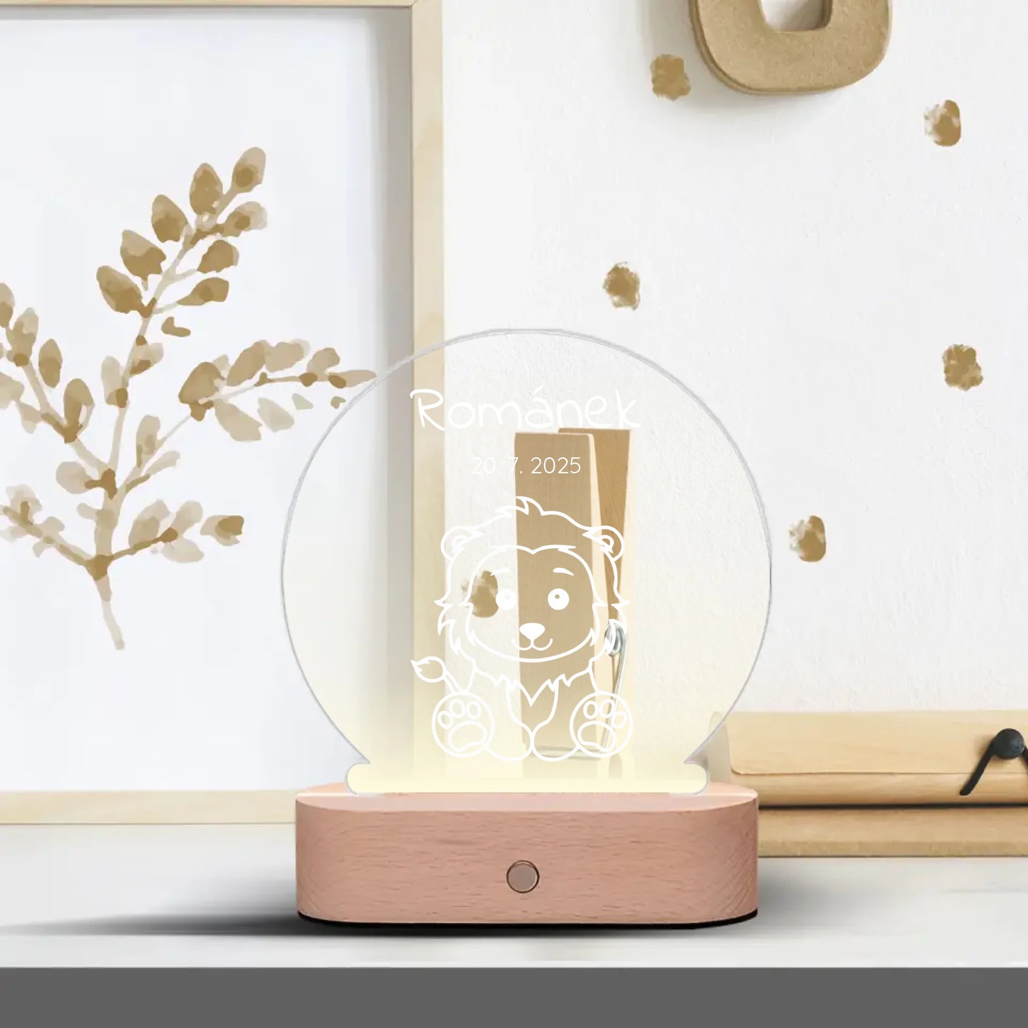 Zvířátka Obrysy Lampa LED
