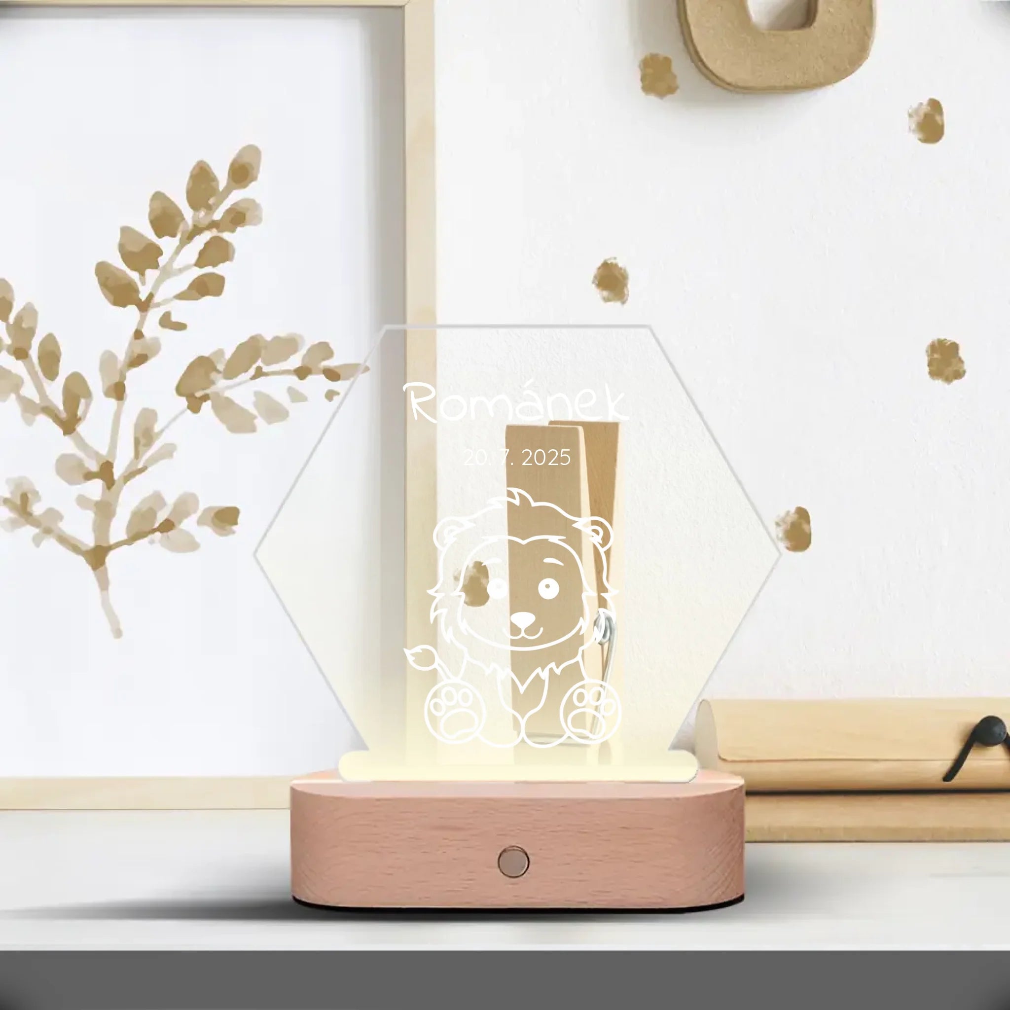 Zvířátka Obrysy Lampa LED