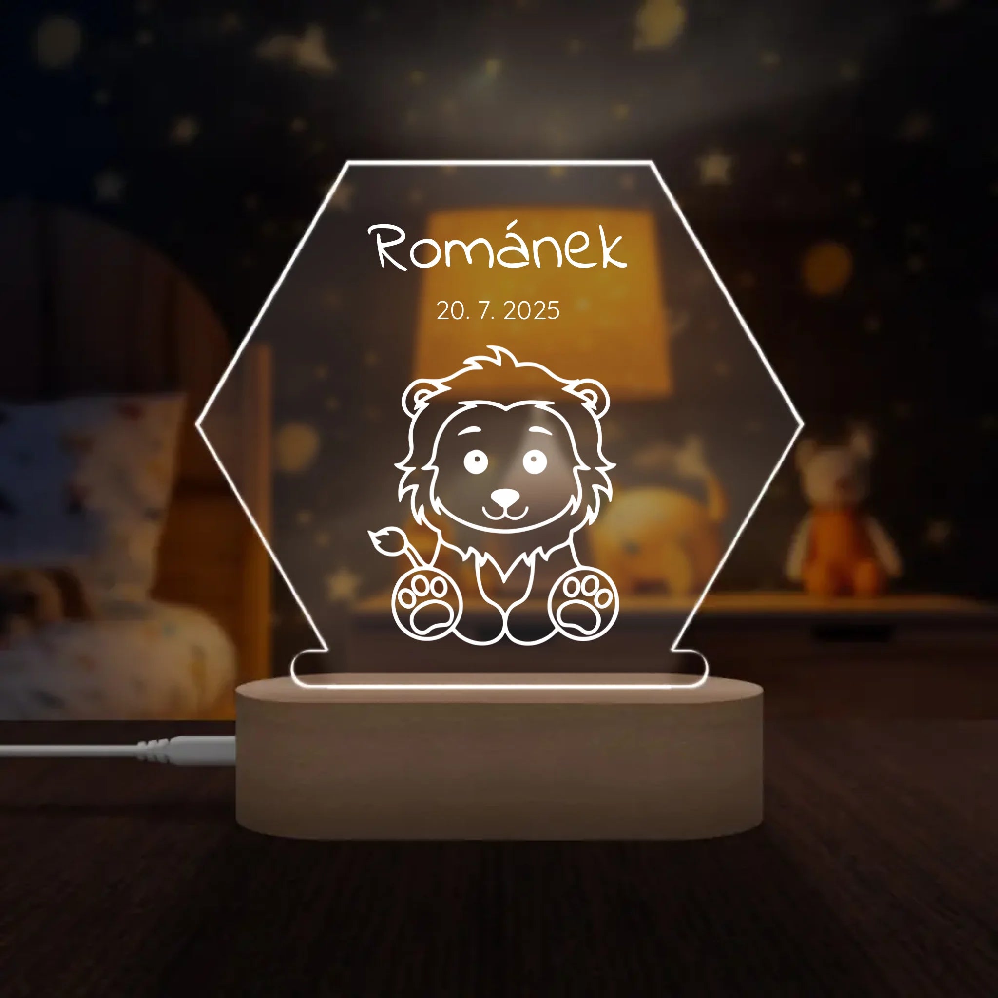Zvířátka Obrysy Lampa LED