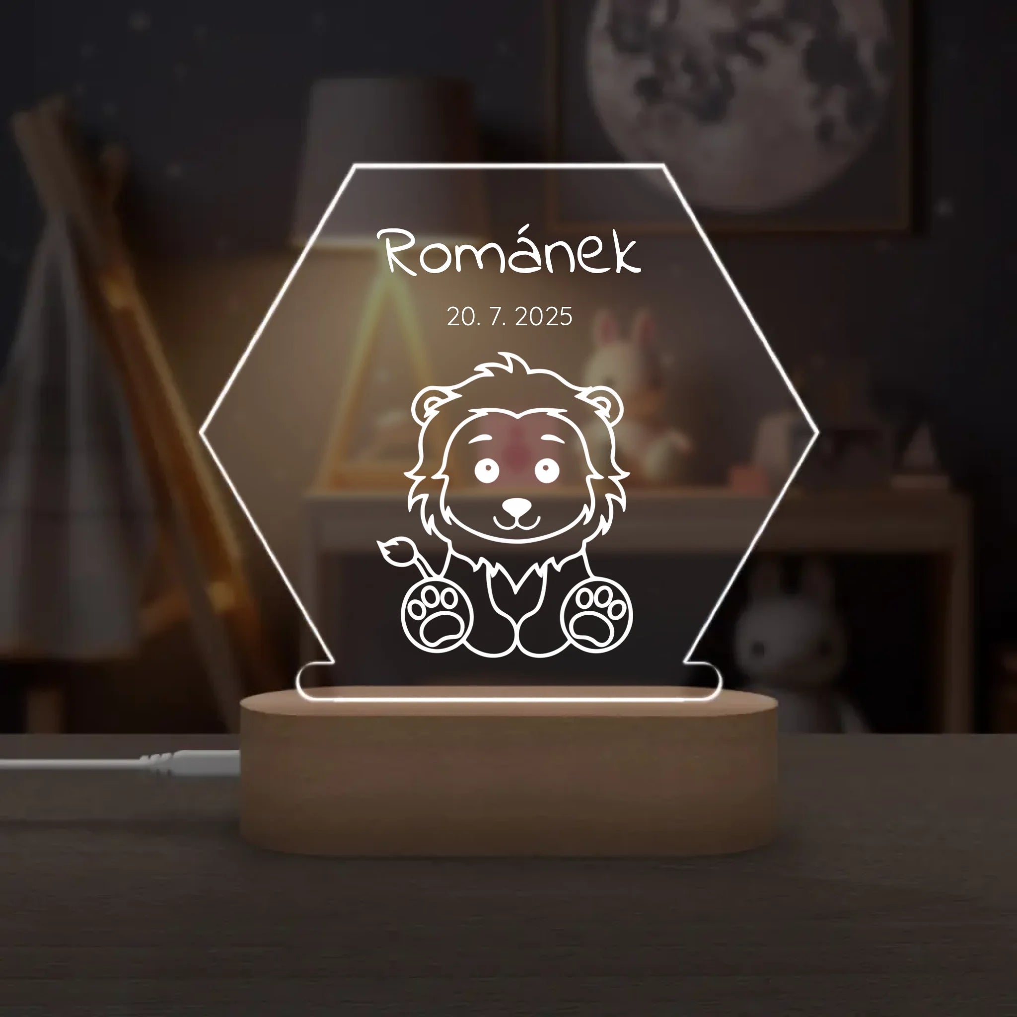 Zvířátka Obrysy Lampa LED