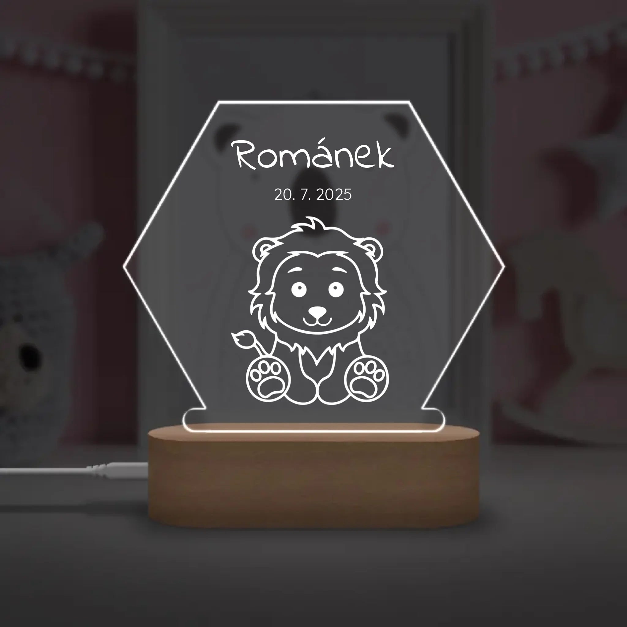 Zvířátka Obrysy Lampa LED