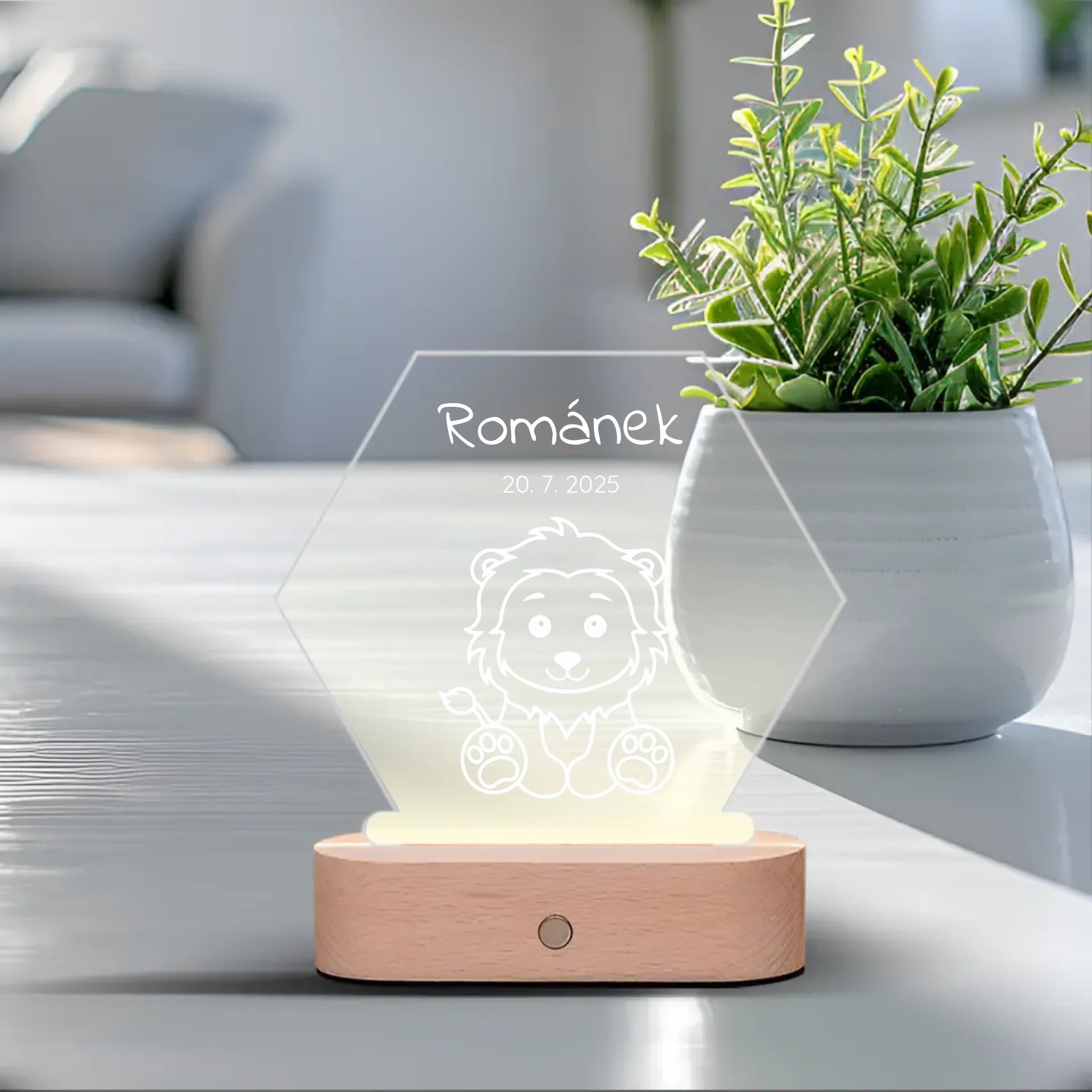 Zvířátka Obrysy Lampa LED
