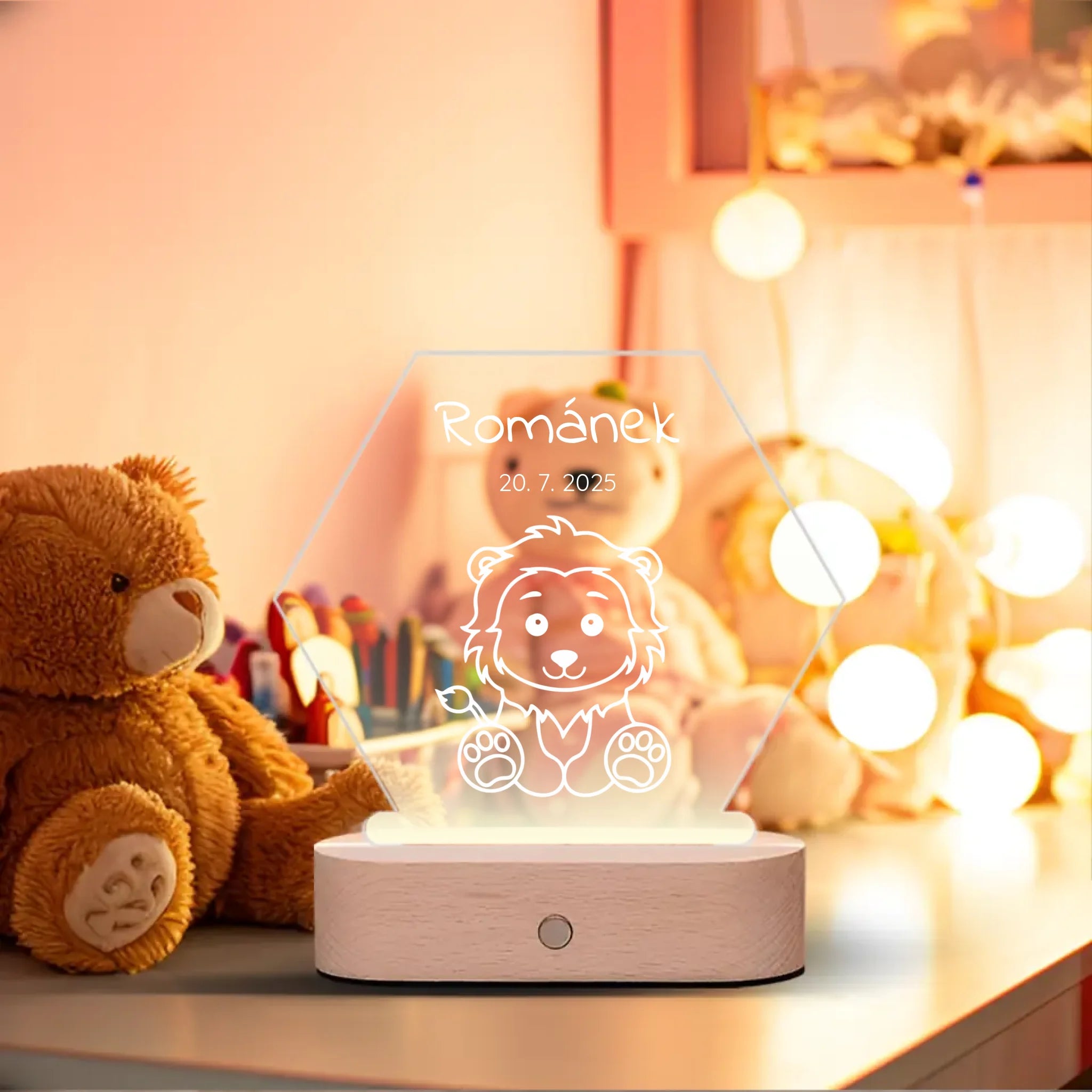 Zvířátka Obrysy Lampa LED