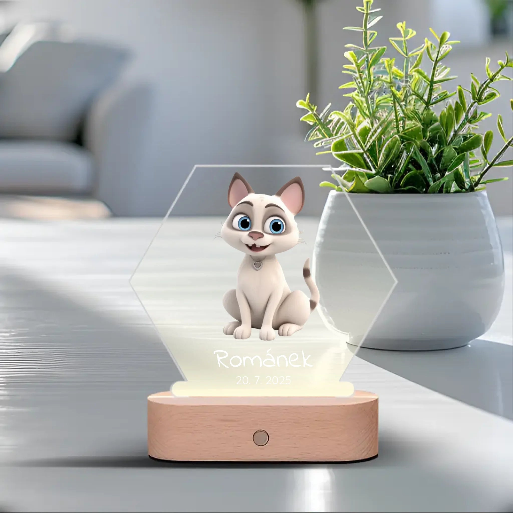 Animované kočky Lampa LED