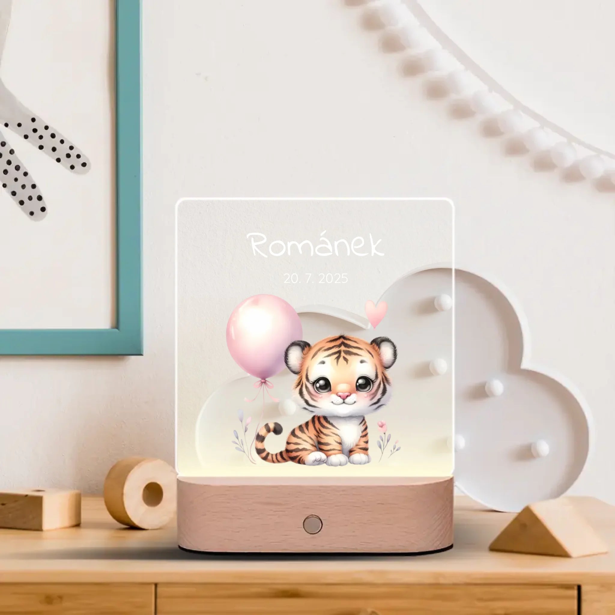 Zvířátka s balónky Lampa LED