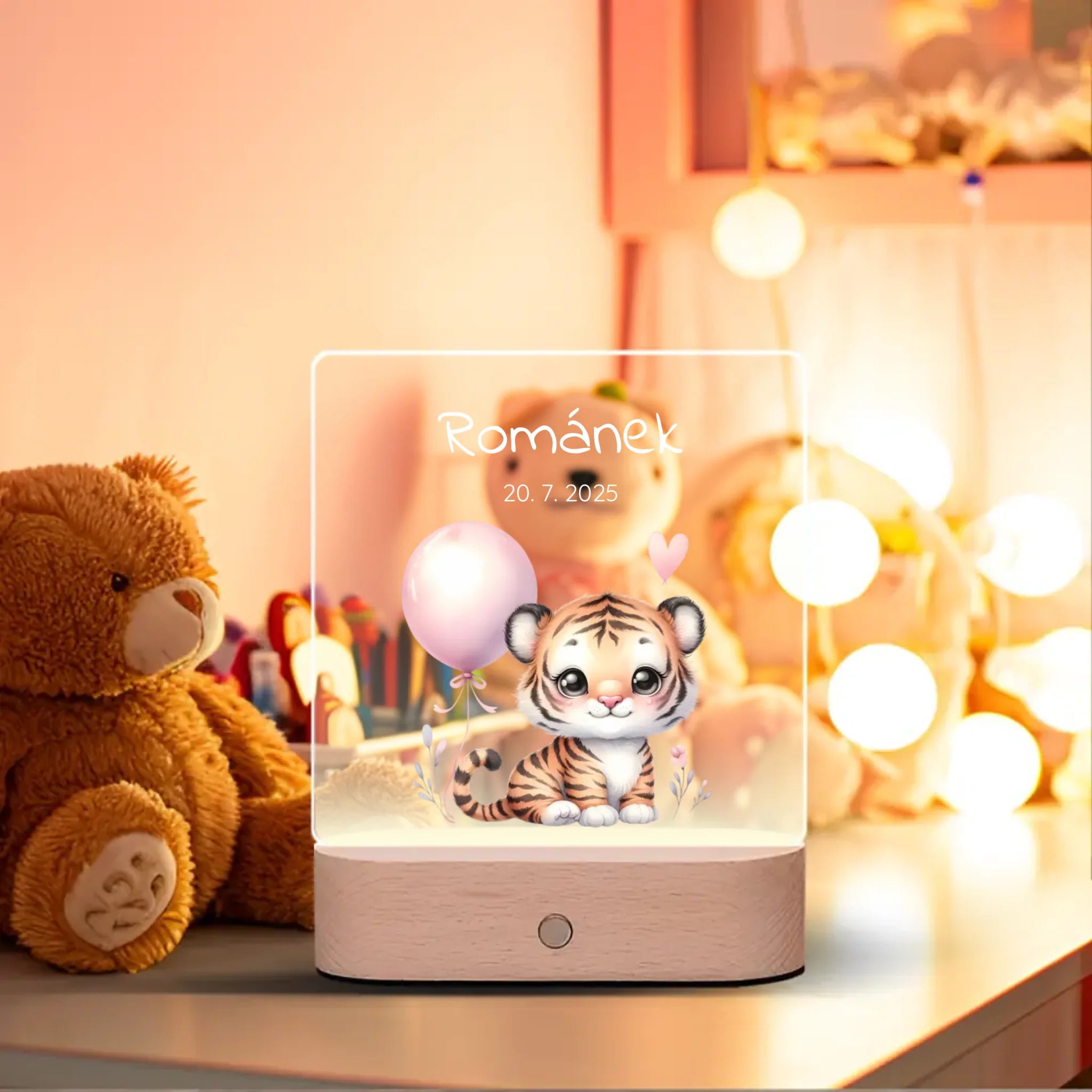 Zvířátka s balónky Lampa LED