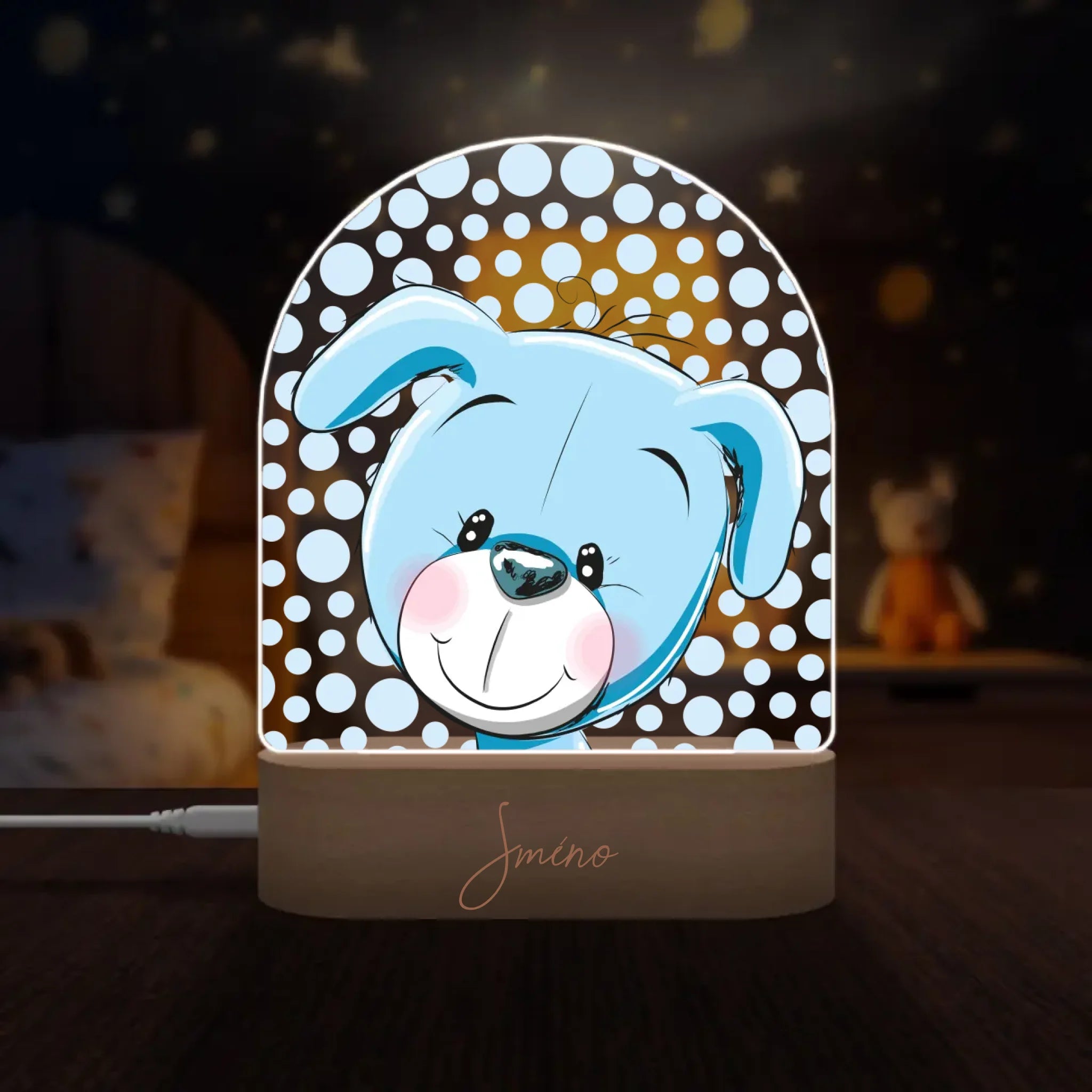 Animovaná zvířátka Lampa LED