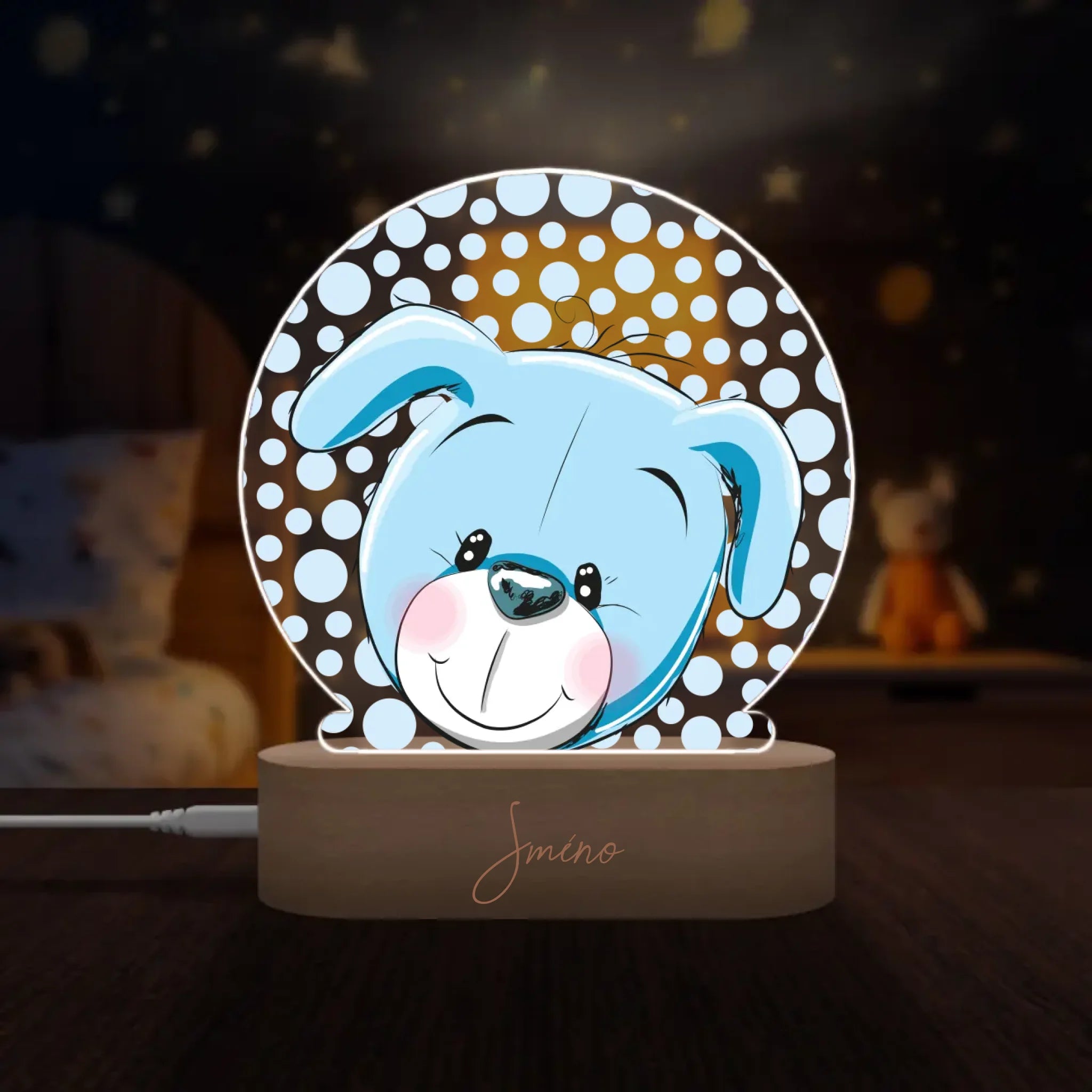 Animovaná zvířátka Lampa LED