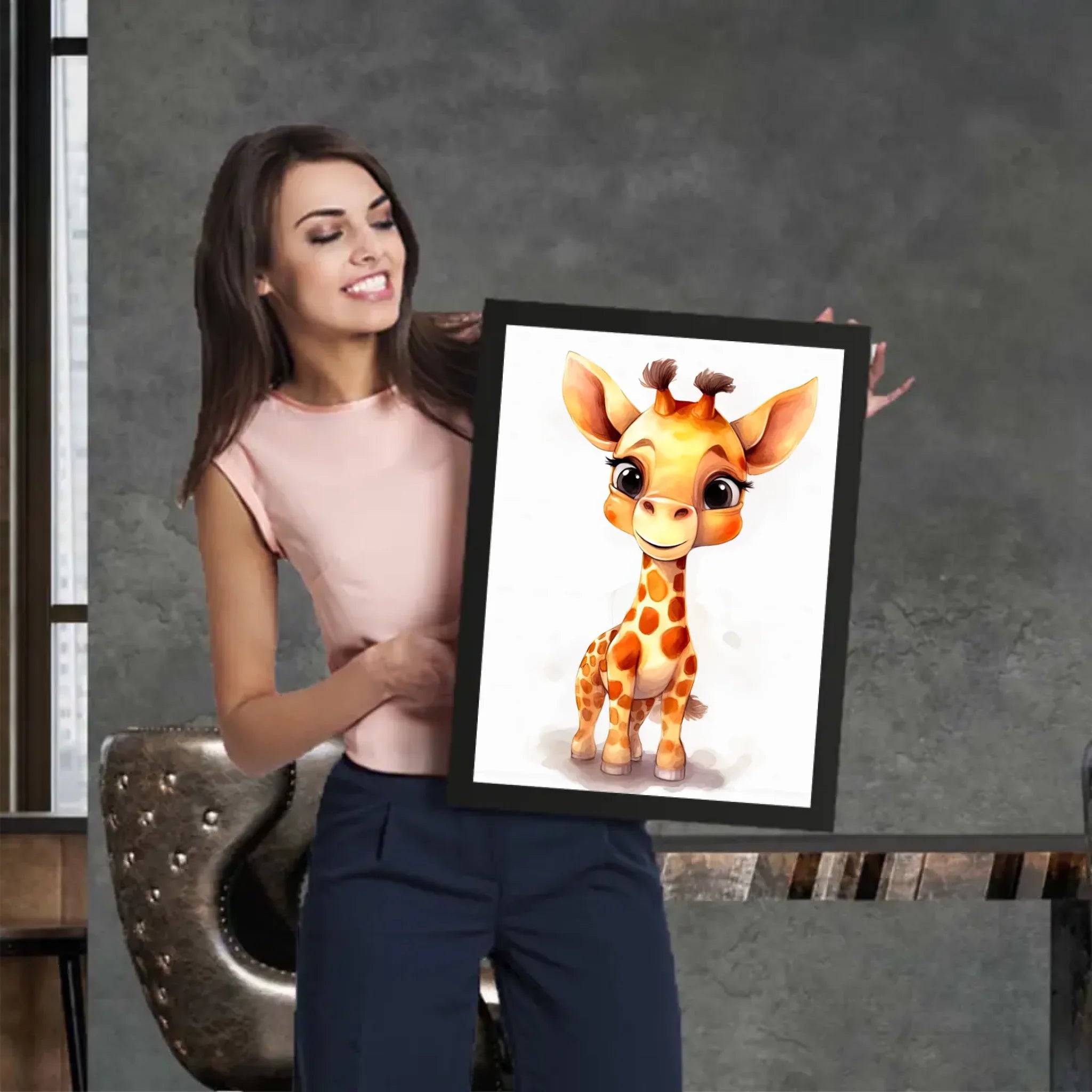Zvířátka na bílém pozadí Plakát