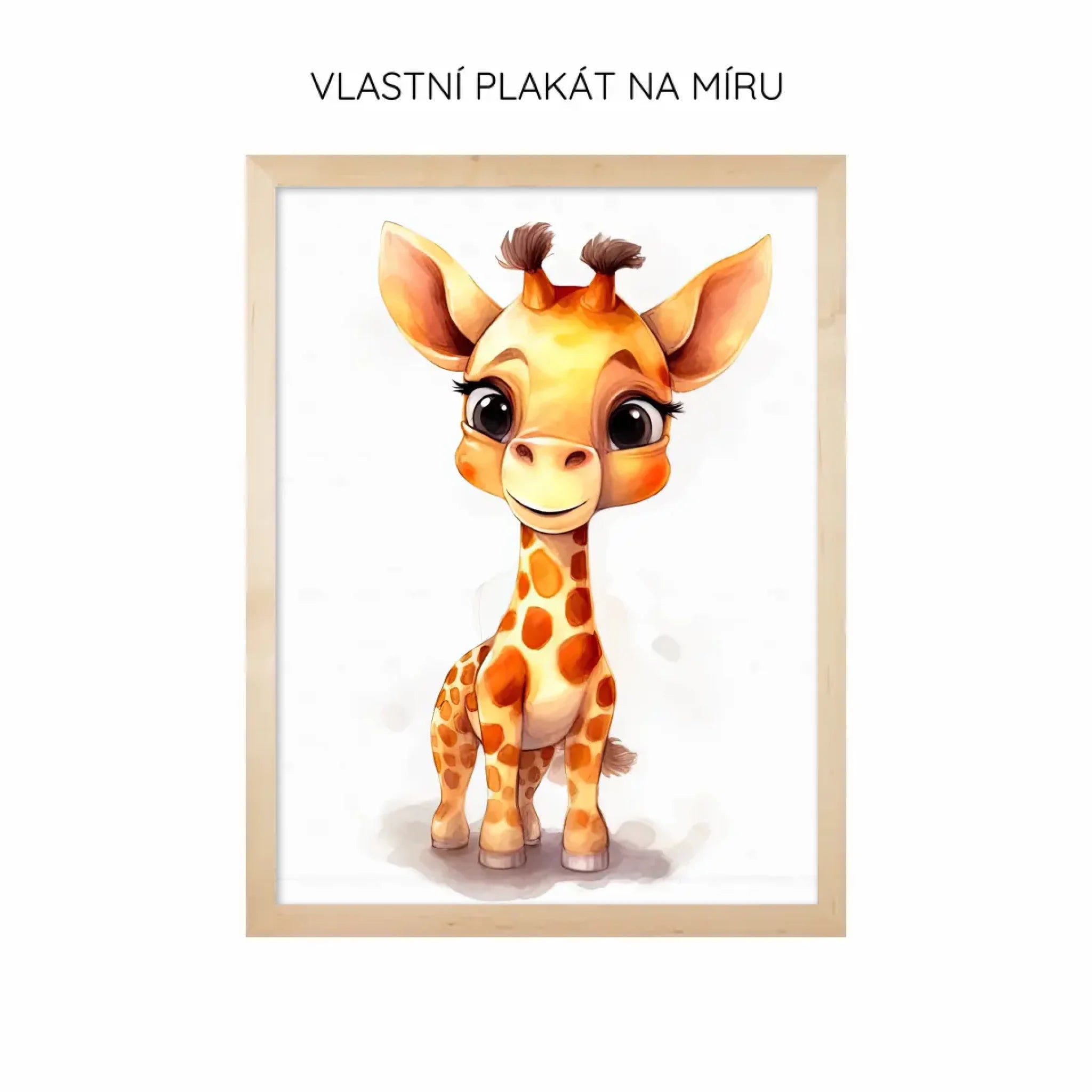Zvířátka na bílém pozadí Plakát